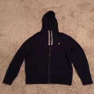 Men Ralph Lauren Zip Up Hoodie sz Large